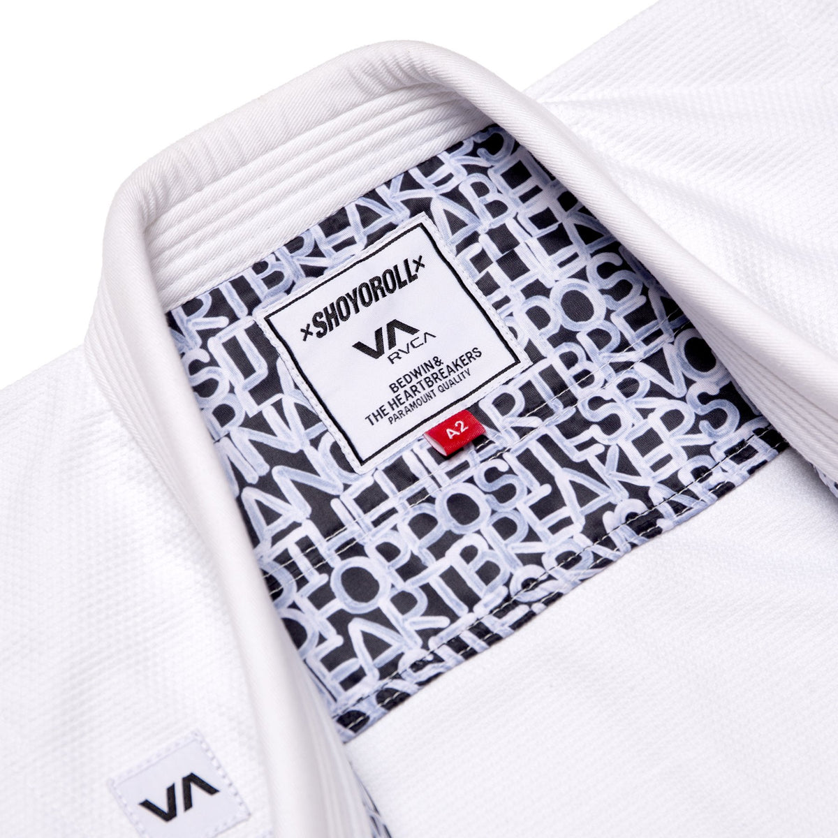 Shoyoroll Batch 115 RVCA x Heartbreakers • White • A1F • BRAND NEW – BJJ Gi  Seller