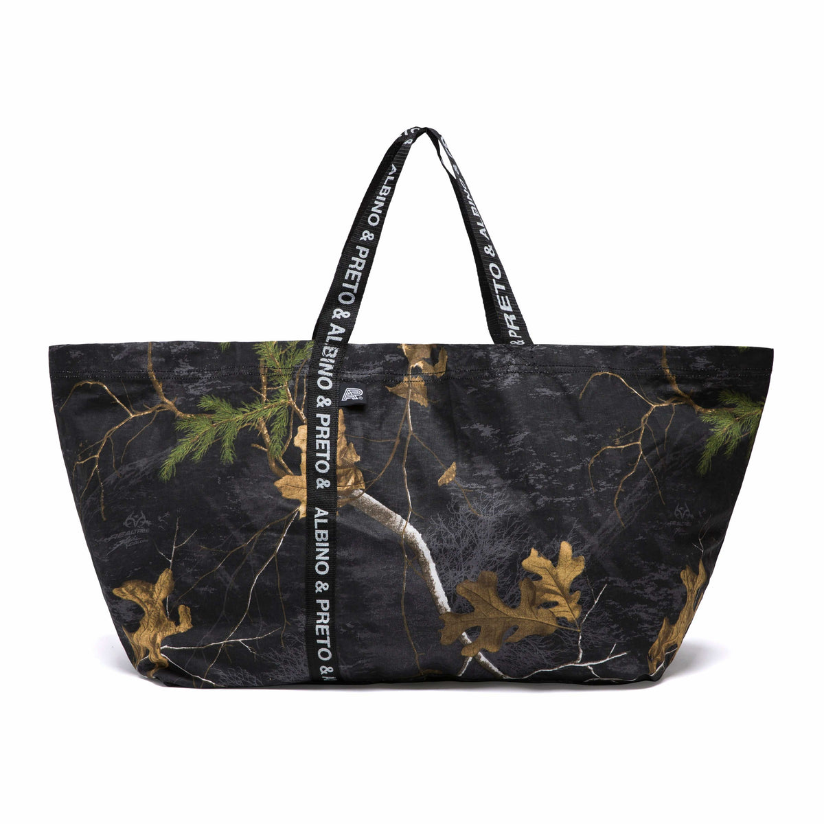 Albino and Preto A&P x Realtree Large Tote • Black Camo • BRAND NEW