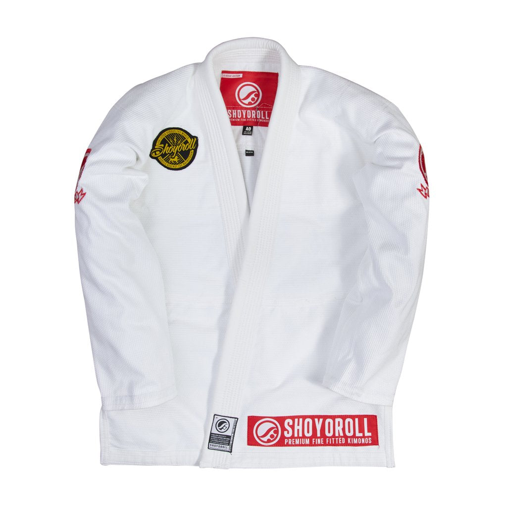 Shoyoroll Batch 71 Competitor Retro • White • A3 • BRAND NEW – BJJ Gi Seller