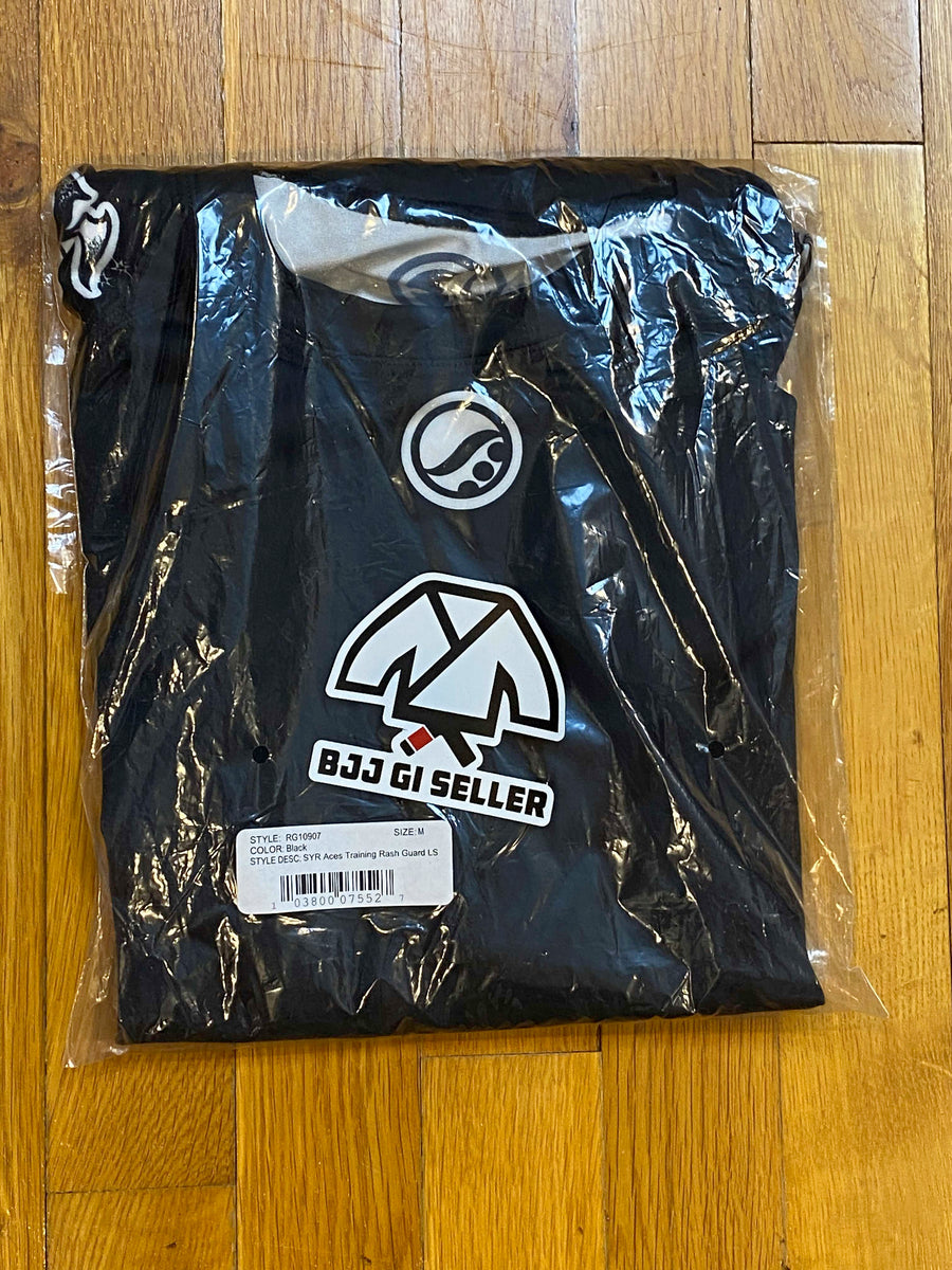 Shoyoroll Aces Rash Guard LS • Black • Medium (M) • BRAND NEW BJJ Gi