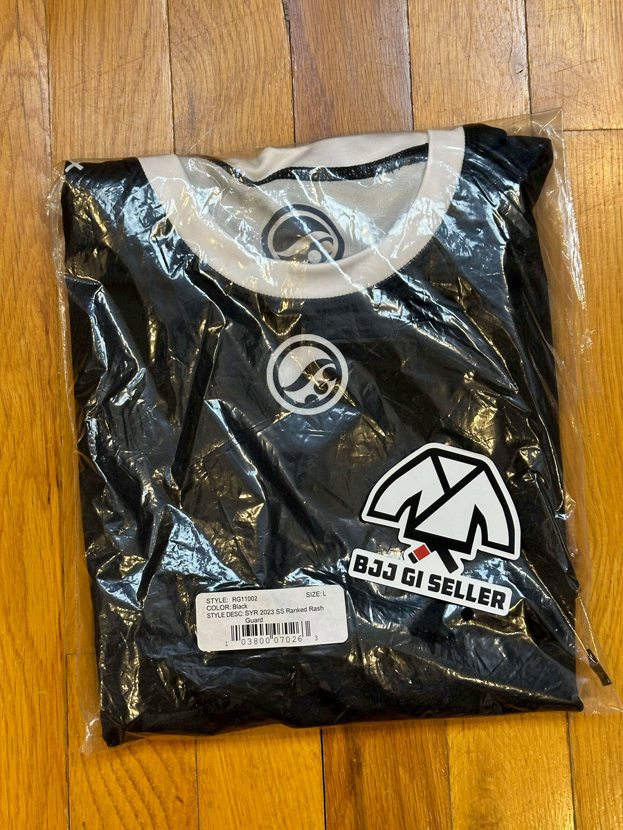 Shoyoroll 2023 Ranked Rash Guard SS • Black • Large (L) • BRAND