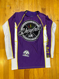 Shoyoroll Old School Rash Guard • Purple • Large (L) • GENTLY USED