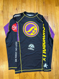 Shoyoroll 2013 Original Ranked Rash Guard LS • Black/Purple • Large (L)