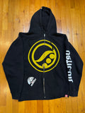Shoyoroll OG Heatstamped Logo Zip-Up Hoodie • Black • Large (L) • GENTLY USED