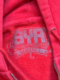 Shoyoroll OG Red Zip-Up Heatstamped Hoodie • Red • Large (L) • BARELY USED