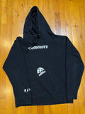 Shoyoroll White Flag Hoodie • Black • Large (L) • GENTLY USED