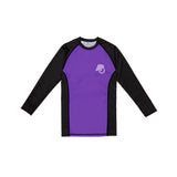Albino and Preto Essential Ranked Rash Guard LS • Purple • XL • BRAND NEW