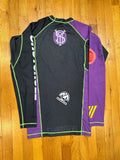 Shoyoroll Protectors x Curators Rash Guard LS • Purple • Large (L) • GENTLY USED