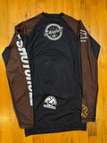 Shoyoroll 2015 Q3 Ranked Rash Guard LS • Brown • Medium (M) • GENTLY USED