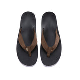 Albino and Preto x Scott 4100 "Makaha" Slippers • Brown • 10 • BRAND NEW