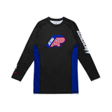 Albino and Preto A&P x Wing Gundam Rash Guard LS • Black • Medium • BRAND NEW