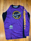 Shoyoroll 2019 Q1 Ranked Rash Guard LS • Purple • Large (L) • BARELY USED