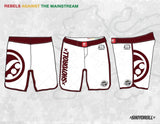 Shoyoroll GUMA Maroon Shorts • White/Maroon • Medium (M) • BRAND NEW