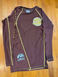 Shoyoroll Ranked Rash Guard LS (2011) • Brown • Large (L) • GENTLY USED