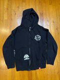 Shoyoroll OG Heatstamped Zip-Up Hoodie • Black • Small (S) • GENTLY USED
