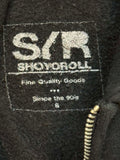 Shoyoroll OG Heatstamped Zip-Up Hoodie • Black • Small (S) • GENTLY USED