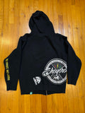 Shoyoroll OG Heatstamped Zip-Up Hoodie • Black • Small (S) • GENTLY USED