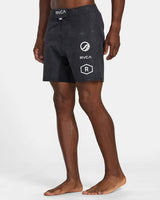 Shoyoroll RVCA Ruotolo 17" Technical Training Shorts  • Black • 34 • BRAND NEW