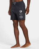 Shoyoroll RVCA Ruotolo 17" Technical Training Shorts  • Black • 34 • BRAND NEW