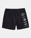 Shoyoroll RVCA Ruotolo 17" Technical Training Shorts  • Black • 34 • BRAND NEW