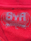 Shoyoroll OG Heatstamped Zip-Up Hoodie • Red • Large (L) • GENTLY USED