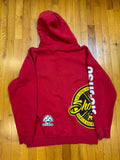 Shoyoroll OG Heatstamped Zip-Up Hoodie • Red • Large (L) • GENTLY USED