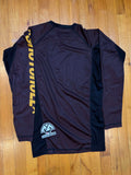 Shoyoroll 2019 Q1 Ranked Rash Guard LS • Brown • Large (L) • GENTLY USED