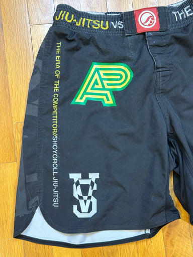 Shoyoroll OG Purple Logo Shorts with Heatstamps • Black • Medium