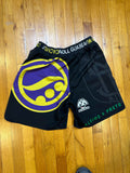 Shoyoroll OG Purple Logo Shorts with Heatstamps • Black • Medium • GENTLY USED