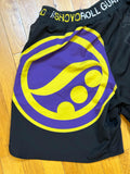 Shoyoroll OG Purple Logo Shorts with Heatstamps • Black • Medium • GENTLY USED