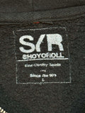 Shoyoroll OG Heatstamped Zip-Up Hoodie • Black • Large (L) • GENTLY USED