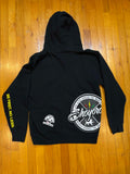 Shoyoroll OG Heatstamped Zip-Up Hoodie • Black • Large (L) • GENTLY USED
