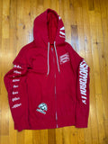 Shoyoroll 2015 Mundials Lightweight Zip-Up Hoodie • Red • Large • GENTLY USED