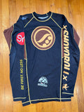 Shoyoroll 2013 Original LS Ranked Rash Guard • Brown • Large (L)