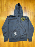 Shoyoroll Track Jacket with Removable Hood • Grey • Medium (M) • BARELY USED