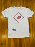 Albino and Preto Logo Tee • White • Medium (M) • GENTLY USED