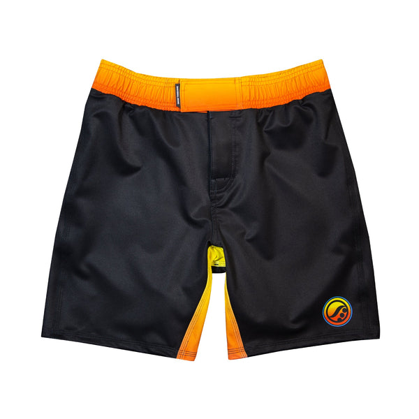 Shoyoroll Malibu Fitted Shorts (Yellow) • Black • Small (S) • GENTLY USED