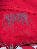 Shoyoroll OG Lightweight Logo Zip-Up Hoodie • Red • Medium (M) • GENTLY USED