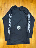 Shoyoroll Carbon Competitor Rash Guard LS • Black • Medium (M) • GENTLY USED