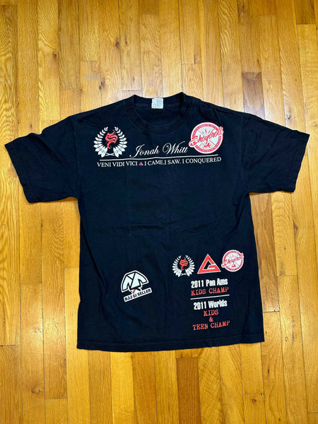 Shoyoroll Gracie Barra / Guahan Soldier Tee • Black • Medium (M) • GENTLY USED