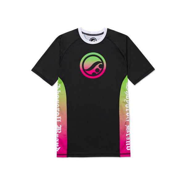 Shoyoroll Gradient Rash Guard SS • Black • Large (L) • BRAND NEW