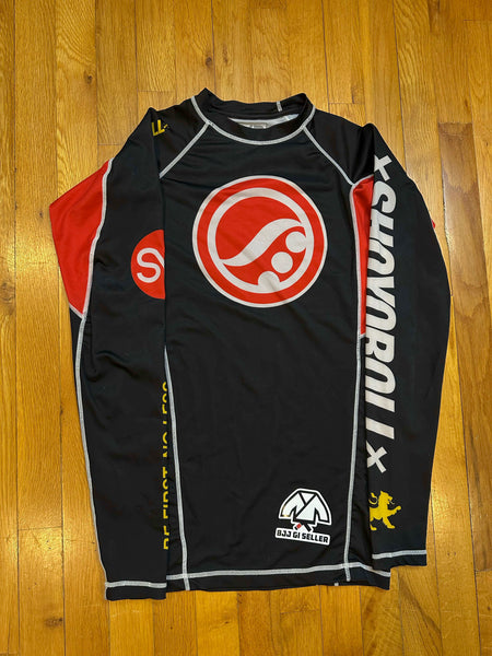 Shoyoroll OG Rash Guard (Black/Red) • Black/Red • Medium (M) • GENTLY USED