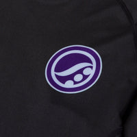 Shoyoroll Grape Competitor Rash Guard LS • Black • Large (L) • BRAND NEW