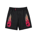 Shoyoroll Flames Fitted Shorts • Black • Large (L) • BRAND NEW