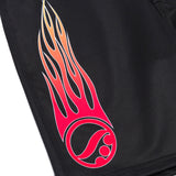 Shoyoroll Flames Fitted Shorts • Black • Large (L) • BRAND NEW