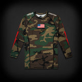 Shoyoroll x Defcon Rash Guard LS • Camo • Medium (M) • BRAND NEW