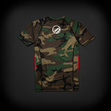 Shoyoroll x Defcon Rash Guard SS • Camo • Small (S) • BRAND NEW