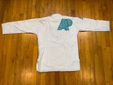 Albino and Preto Ocean Mist Herringbone Classic • White • A1 • GENTLY USED