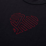 Albino and Preto Love & Hate Mark Tee • Black • Medium (M) • BRAND NEW