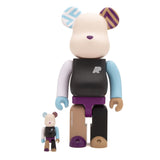 Albino and Preto Medicom Bearbrick Figures 400%/100% • BRAND NEW